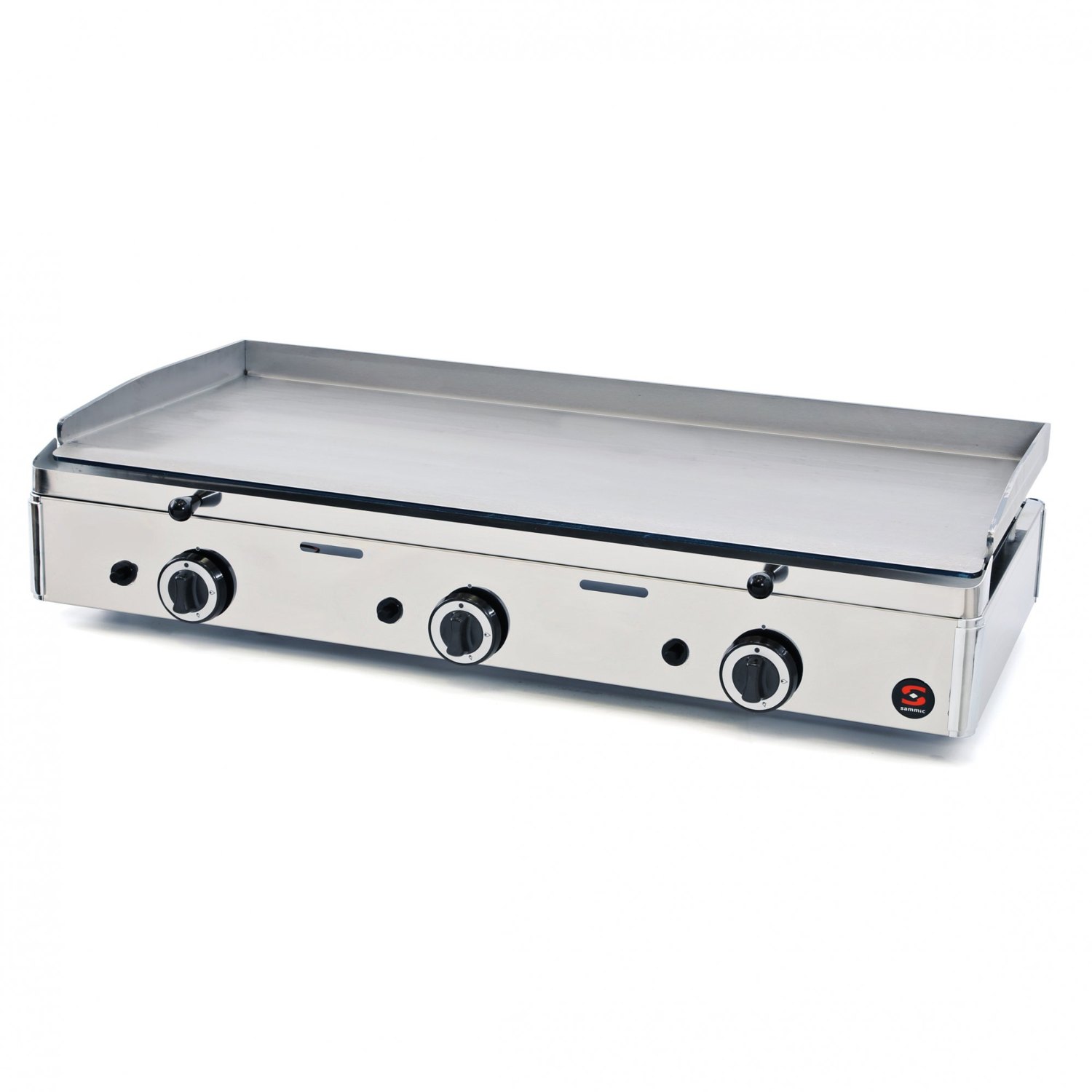 Plancha de gas Sammic SPG-1001 de 1 metro, placa de acero de 983 x 395 mm, 9,3 kW