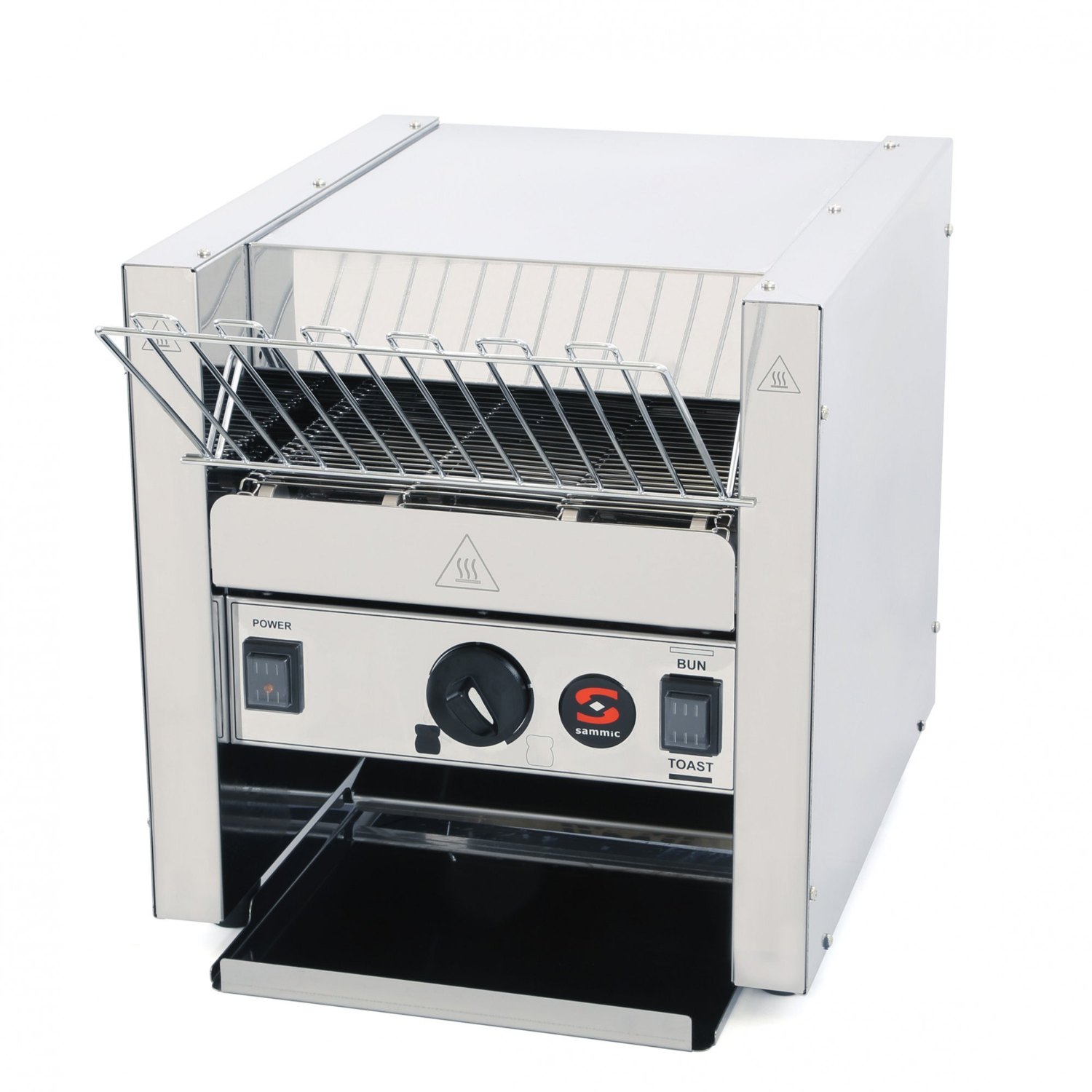 Tostadora de cinta Sammic ST-22, hasta 600 tostadas por hora, cinta de 250 mm
