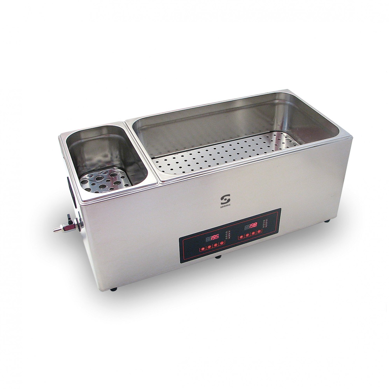 Cocedor sous-vide Sammic SVC-4-22D con dos cubas independientes de 4 y 22 litros