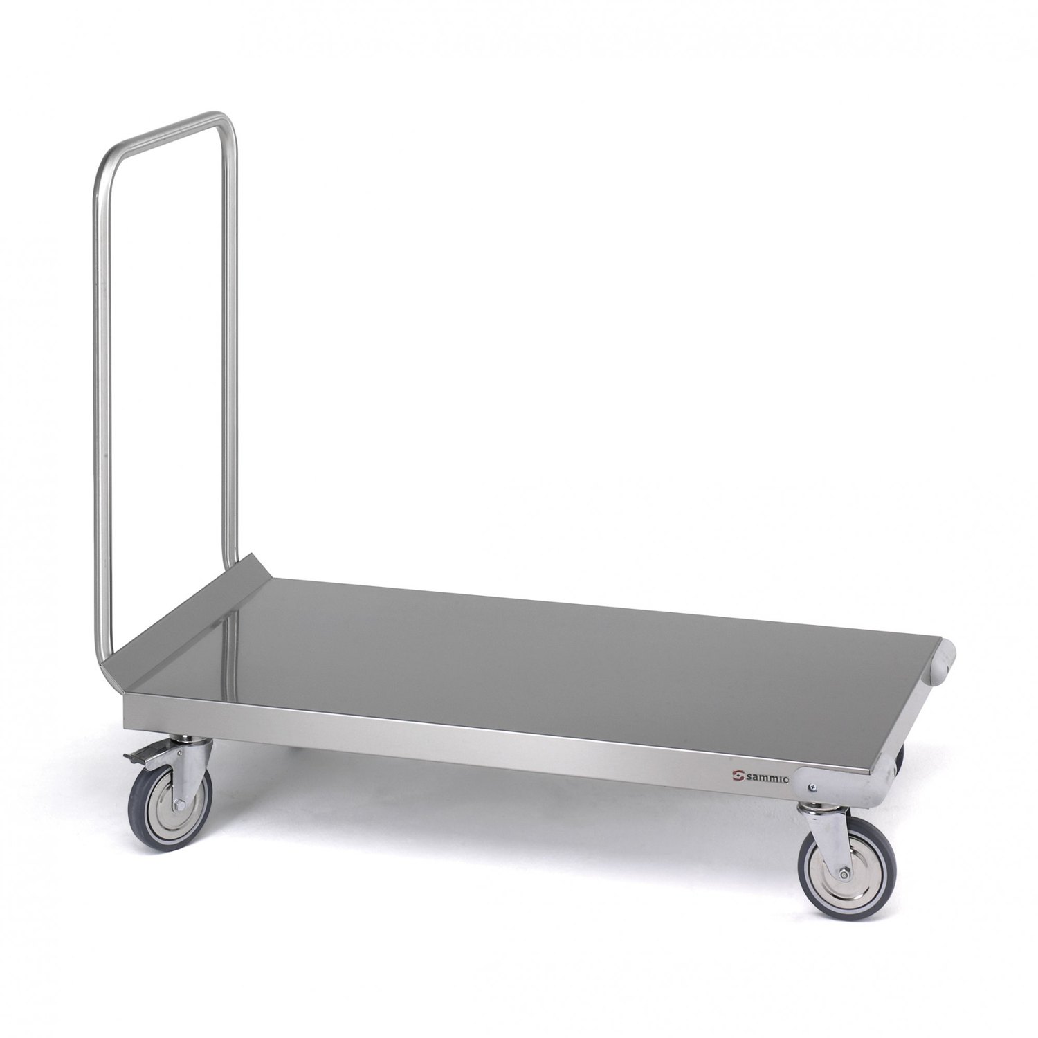 Carro plataforma Sammic CT-200 para grandes cargas, 200 kg, en acero inoxidable