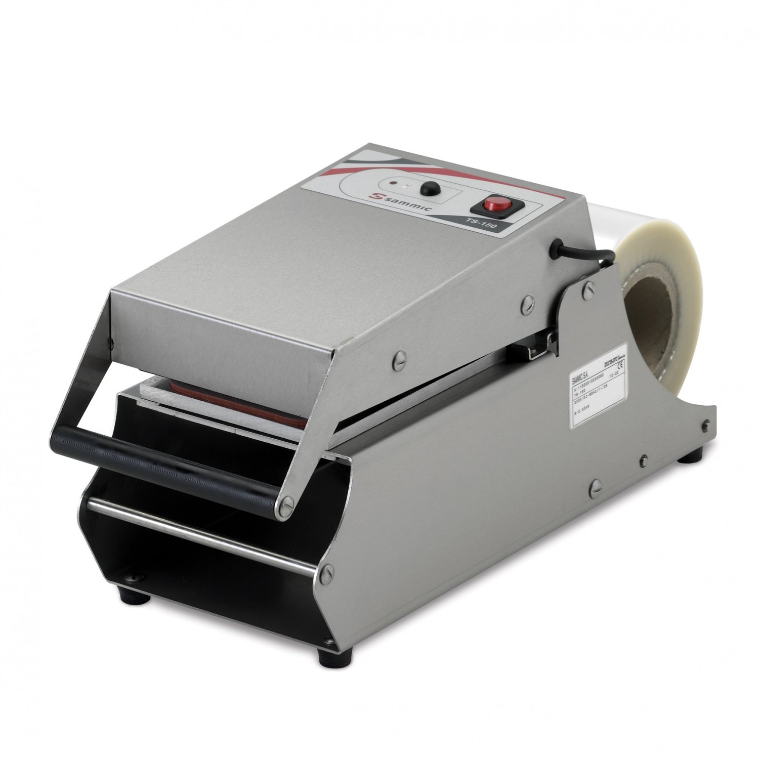 Termoselladora Sammic TS-150 de inox, bobina de 150 mm y 2 moldes incluidos