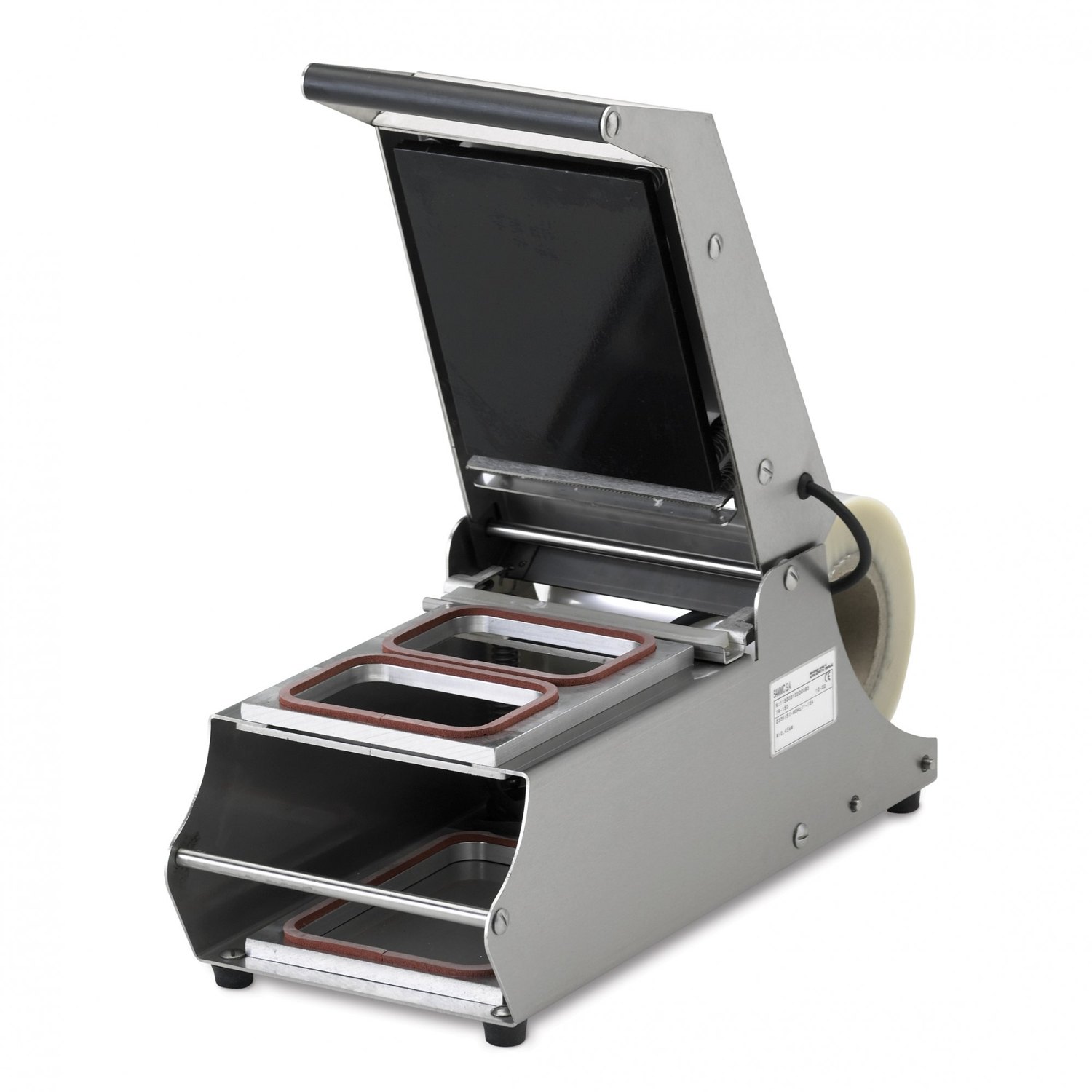 Termoselladora Sammic TS-150 de inox, bobina de 150 mm y 2 moldes incluidos Termoselladora Sammic TS-150 de inox, bobina de 150 mm y 2 moldes incluidos