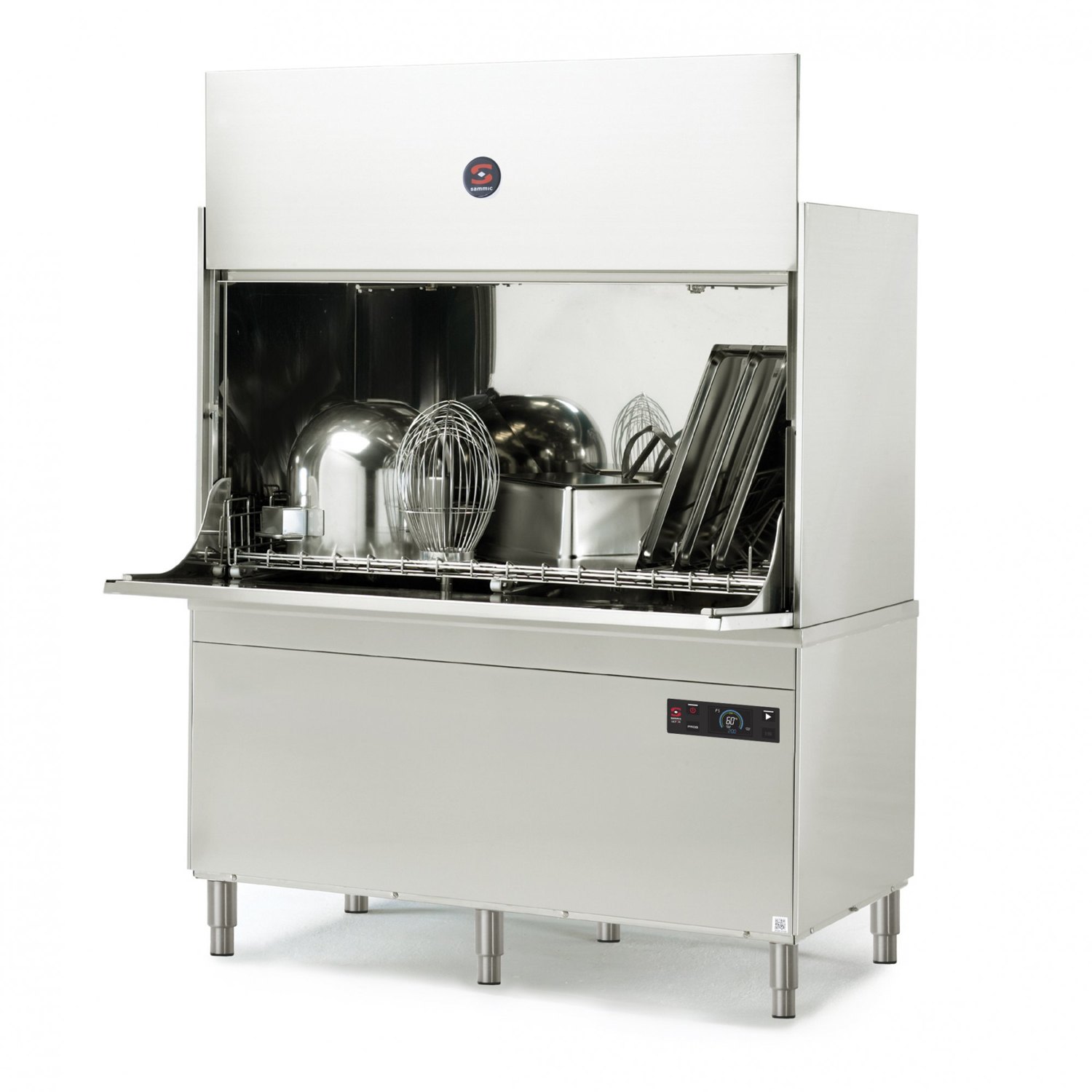 Lavautensilios Sammic UX-1300, cesta de 1320 x 700 mm y cuba de 120 litros