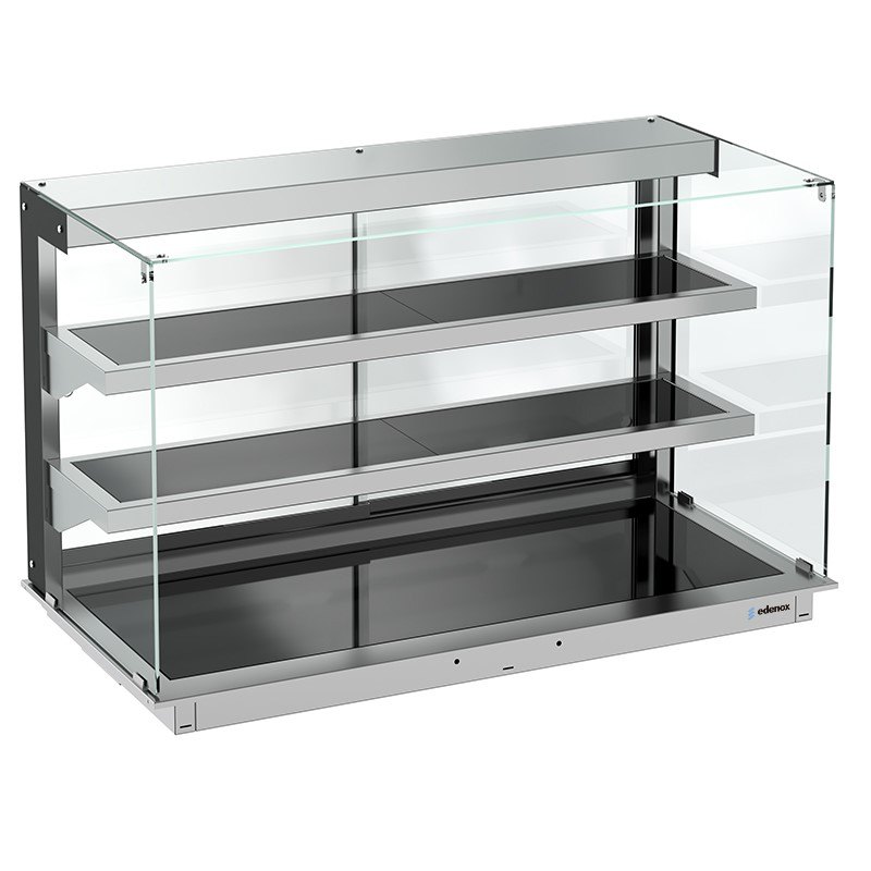Vitrina caliente de buffet Edenox VCA y VCM drop-in, 3 o 4 GN, de 30 a 120 °C